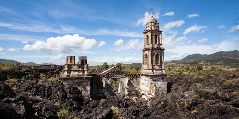 Así quedó San Juan Parangaricutiro